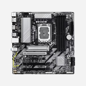 GIGABYTE B860M DS3H : Carte mère Intel Core Ultra LGA 1851, DDR5 jusqu'à 9066MHz, 2x M.2 (1x PCIe 5.0, 1x PCIe 4.0), LAN 2.5GbE, USB 3.2 Gen 2 - Miniature 2