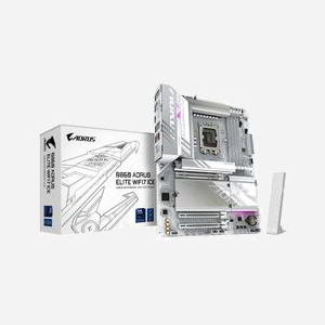 GIGABYTE B860 AORUS ELITE WIFI7 ICE: Intel Core Ultra, DDR5 jusqu'à 9200MHz, PCIe 5.0 M.2, LAN 2.5GbE, Wi-Fi 7, USB4, Realtek ALC897 Audio