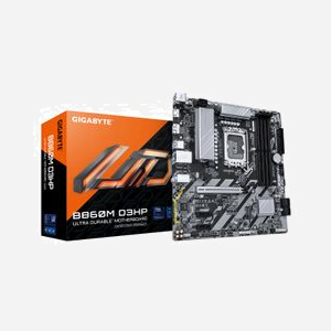 GIGABYTE B860M D3HP : Carte mère Intel Core Ultra, DDR5 jusqu'à 9066MHz, Dual M.2 PCIe 4.0, LAN GbE, USB 3.2 Gen 1, Format micro ATX, Chipset Intel B860.