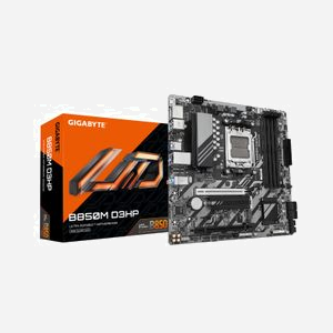 GIGABYTE B850M-D3HP : Carte Mère AMD AM5 Ryzen 7000/8000/9000, DDR5 jusqu'à 8200MHz (OC), 2x M.2 PCIe 5.0/4.0, GbE LAN, USB 3.2 Gen 2