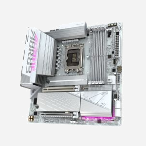 GIGABYTE B860M AORUS ELITE WF6E ICE : Intel Core Ultra, DDR5 jusqu'à 9200MHz, PCIe 5.0 M.2, LAN 2.5GbE, Wi-Fi 6E, USB 4, mATX - Miniature 4