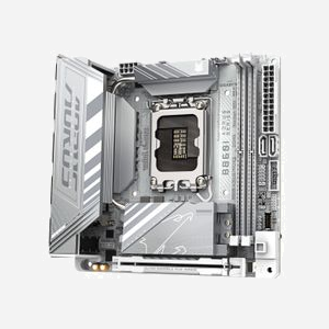 GIGABYTE B860I AORUS PRO ICE : Carte mère Intel Core Ultra LGA 1851, DDR5 jusqu'à 9200MHz, PCIe 5.0 M.2, LAN 2.5GbE, WIFI 7, Thunderbolt 4, Mini-ITX - Miniature 4