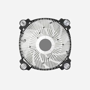 ARCTIC Alpine 12 LP Refroidisseur d'air CPU 92mm Aluminium Noir, 100-2000 tr/min, 0.3 Sone, FDB, Socket LGA115x, TDP 75W, 95x95x54mm - Miniature 3