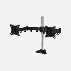ARCTIC Z2 Pro (Gen 3) Support Bureau Double Écran Jusqu'à 34" (86.4cm), 15kg, VESA 75/100, USB 3.2 Gen 1, Noir, Aluminium/Acier, Windows/macOS/Linux
