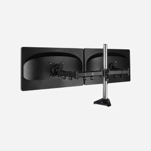 ARCTIC Z2 Pro (Gen 3) Support Bureau Double Écran Jusqu'à 34" (86.4cm), 15kg, VESA 75/100, USB 3.2 Gen 1, Noir, Aluminium/Acier, Windows/macOS/Linux - Miniature 2