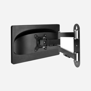 Support Mural ARCTIC W1C pour écran jusqu'à 49" (124.5 cm), VESA 75x75 à 100x100, Inclinaison -15°/+15°, Pivotement 180°, Rotation 360°, Charge 18kg, Noir - Miniature 2