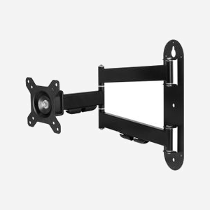 Support Mural ARCTIC W1C pour écran jusqu'à 49" (124.5 cm), VESA 75x75 à 100x100, Inclinaison -15°/+15°, Pivotement 180°, Rotation 360°, Charge 18kg, Noir - Miniature 4