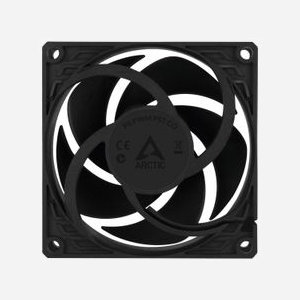 ARCTIC P8 PWM PST CO Ventilateur 80mm Noir - 80x80x25mm, 200-3000 RPM, 40.3 m³/h, 0.3 Sone, Palier FDB, Connecteur 4-Pin PWM, 12V - Miniature 4