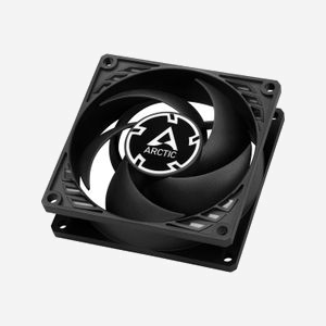 ARCTIC P8 PWM PST CO Ventilateur 80mm Noir - 80x80x25mm, 200-3000 RPM, 40.3 m³/h, 0.3 Sone, Palier FDB, Connecteur 4-Pin PWM, 12V - Miniature 5