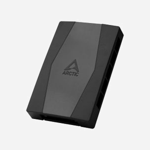 ARCTIC Case Fan Hub Noir - Hub de Ventilation SATA, Dimensions 55.6x14.3x86.3mm, Refroidissement Air, Poids 50g, ACFAN00175A - Miniature 1
