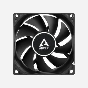 ARCTIC F8 PWM PST Ventilateur 80mm Boîtier PC, 300-2000 RPM, 0.3 Sone, 52.7 m³/h (31 CFM), Pression 1 mmH2O, Roulement FDB, Connecteur 4-Pin - Miniature 2