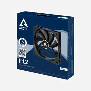 ARCTIC F12 - Ventilateur 120mm pour Boîtier PC - 0-1350 RPM - 90.1 m³/h (53 CFM) - 0.3 Sone - Palier FDB - 12V - Noir - Miniature 5