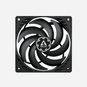 ARCTIC P12 Slim PWM PST - Ventilateur 120x120x15mm - 300-2100 tr/min - 71.53 m³/h - 0.3 Sone - Roulement FDB - Noir - Miniature 4