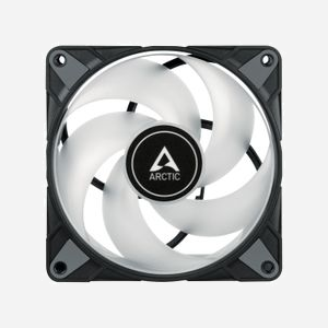 ARCTIC Ventilateur Boîtier PC P12 PWM PST A-RGB 0dB 120mm Noir/Blanc, 0-2000 RPM, 82.91 m³/h, 1.85 mmH2O, FDB, Connecteur 4-Pin + 4-Pin - Miniature 2