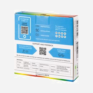 ARCTIC P12 PWM PST A-RGB 0dB Ventilateur 120mm Blanc, 0-2000 RPM, 82.91 m³/h, 85 mmH2O, FDB, 4-Pin PWM, 12 LEDs A-RGB, Boîtier PC - Miniature 5