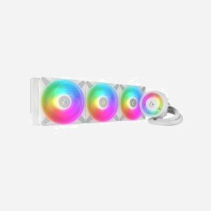 ARCTIC Liquid Freezer III 420 A-RGB - Refroidisseur liquide tout-en-un - Socket Intel LGA1851/1700 & AMD AM4/AM5 - 3x140mm - 1900 RPM - Blanc - Miniature 1