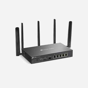TP-Link Omada ER706W-4G Routeur WiFi 6 Bi-bande 2.4/5GHz 2402Mbps Gigabit Ethernet WAN/LAN 4G LTE-TDD/FDD NanoSIM, 5 antennes externes - Miniature 3