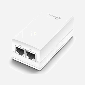 TP-Link TL-POE4818G Injecteur PoE Gigabit Ethernet 48V/18W, ports RJ45 10/100/1000 Mbps, portée 100m, compatible Cat3/4/5/5e/6, montage mural
