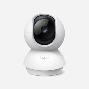 TP-Link TC71 Caméra IP Dôme Intérieure 3MP 2304x1296, WiFi, Panoramique 360°, Vision Nocturne 9m, Audio Bidirectionnel, MicroSD 512Go, Alexa & Google Assistant