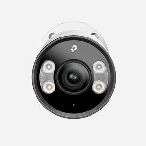 TP-Link VIGI C345(4MM): Caméra IP Extérieure Balle 4MP 2688x1520, CMOS 1/2.7", IR 30m, PoE, IP67, Objectif 4mm, Angle 80.4°, H.265+, WDR 120dB - Miniature 2