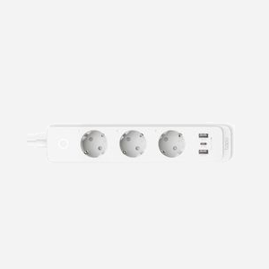 TP-Link Tapo P300 Multiprise Connectée 3 Prises Type F 2300W + 3 Ports USB-A/USB-C, WiFi 802.11n/Bluetooth, Contrôle Android/iOS/Alexa, 1.5m - Miniature 1