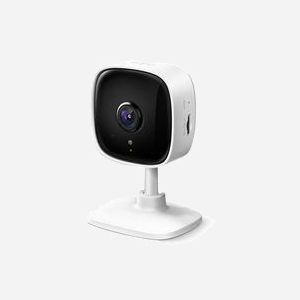 TP-Link TC60 Caméra IP Cube Intérieure 1080p H.264 WiFi, Angle de Vue 105°, Vision Nocturne 9.1m, Lecteur MicroSD 128Go, Audio 2-voies