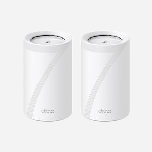 TP-Link Deco BE65 (2-Pack) Système Mesh Tri-bande Wi-Fi 7 (802.11be) 11000 Mbps, 4 antennes internes, Ports Ethernet, Compatible Amazon Alexa & Google Assistant