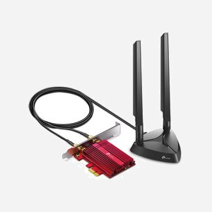 TP-Link Archer TXE75E : Carte Réseau Interne PCI Express Wi-Fi 6E AXE5400 Bluetooth 5.2 Bi-bande 2.4/5 GHz, Standards IEEE 802.11ax, Antenne Externe - Miniature 2