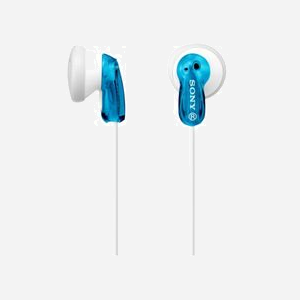 Sony Écouteurs intra-auriculaires MDR-E9LP Bleu/Blanc, diaphragme 13.5mm, impédance 16 Ohm, sensibilité 104dB, câble 1.2m, connecteur 3.5mm, 18-22000Hz - Miniature 1