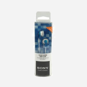 Sony Écouteurs intra-auriculaires MDR-E9LP Bleu/Blanc, diaphragme 13.5mm, impédance 16 Ohm, sensibilité 104dB, câble 1.2m, connecteur 3.5mm, 18-22000Hz - Miniature 5