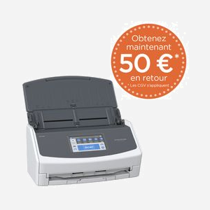 Ricoh ScanSnap iX1600 Scanner ADF/Manuel A4 600dpi, 40ppm, Écran Tactile 4.3", WiFi, USB 3.2, Formats JPG/PDF, Compatible Windows/macOS - Miniature 2