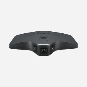 iiyama UC-CAM180UM-1 Caméra Vidéo-Conférence 4K Ultra HD 12MP FOV 180° 30ips USB-C Microphone 4m, dimensions 144x26x73mm, Noir - Miniature 2