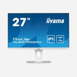 Iiyama ProLite XUB2792QSU-W5 - Écran 27" Wide Quad HD (2560x1440) LED IPS, 5ms, 75Hz, FreeSync, Hub USB, Blanc - Miniature 1