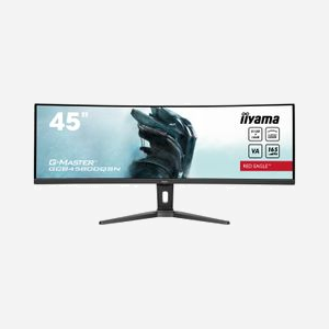 iiyama G-MASTER Red Eagle 45" Curved - Écran LED 5120x1440 Dual QHD VA 165Hz 0.8ms - HDR400, FreeSync, Hub USB 3.2, Noir (GCB4580DQSN-B1) - Miniature 1