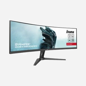 iiyama G-MASTER Red Eagle 45" Curved - Écran LED 5120x1440 Dual QHD VA 165Hz 0.8ms - HDR400, FreeSync, Hub USB 3.2, Noir (GCB4580DQSN-B1) - Miniature 3