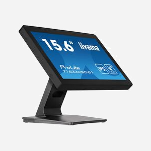 Iiyama ProLite T1633MSC-B1 Moniteur LCD Tactile 15.6" Full HD IPS 1920x1080, 450cd/m², 5ms, HDMI/DisplayPort, USB Hub, VESA 100x100, Noir - Miniature 4
