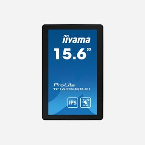 iiyama ProLite TF1633MSC-B1 : Écran Tactile 15.6" Full HD IPS, 1920x1080, 5ms, 385cd/m², HDMI, DisplayPort, USB Hub, VESA 100x100, Noir - Miniature 2