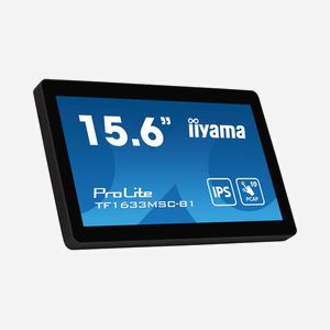 iiyama ProLite TF1633MSC-B1 : Écran Tactile 15.6" Full HD IPS, 1920x1080, 5ms, 385cd/m², HDMI, DisplayPort, USB Hub, VESA 100x100, Noir - Miniature 5