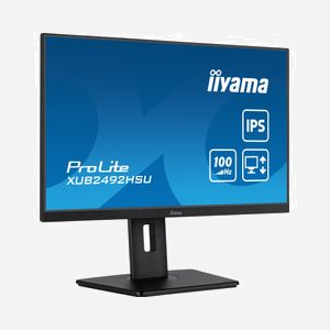 Iiyama XUB2492HSU-B6 : Écran 23.8" LED Full HD, IPS, 1920x1080, 0.4ms, 100Hz, DP 1.4, HDMI, Hub USB, AMD FreeSync, Noir - Miniature 3