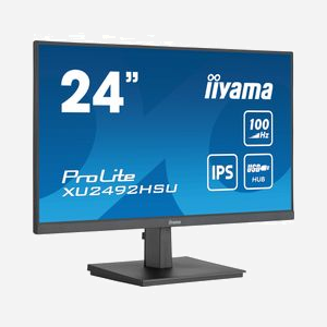 iiyama ProLite XU2492HSU-B6 : Écran 23.8" FHD 1920x1080 LED IPS 100Hz, 0.4ms MPRT, FreeSync, Hub USB 3.2 Gen 1, Haut-parleurs 2W, VESA 100x100 - Miniature 2