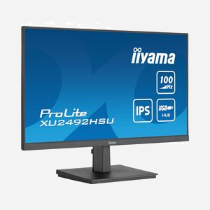 iiyama ProLite XU2492HSU-B6 : Écran 23.8" FHD 1920x1080 LED IPS 100Hz, 0.4ms MPRT, FreeSync, Hub USB 3.2 Gen 1, Haut-parleurs 2W, VESA 100x100 - Miniature 3