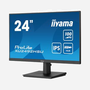 iiyama ProLite XU2492HSU-B6 : Écran 23.8" FHD 1920x1080 LED IPS 100Hz, 0.4ms MPRT, FreeSync, Hub USB 3.2 Gen 1, Haut-parleurs 2W, VESA 100x100 - Miniature 4
