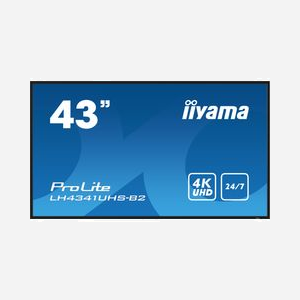 Iiyama LH4341UHS-B2 Écran Professionnel 42.5" LCD 4K Ultra HD 500cd/m² IPS 8ms Android 8.0 Ports HDMI/DVI/USB VESA 600x400 18/7 - Miniature 1