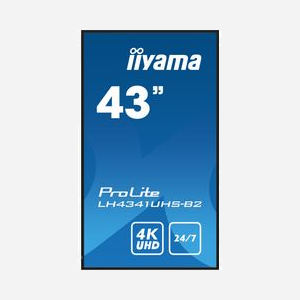 Iiyama LH4341UHS-B2 Écran Professionnel 42.5" LCD 4K Ultra HD 500cd/m² IPS 8ms Android 8.0 Ports HDMI/DVI/USB VESA 600x400 18/7 - Miniature 2