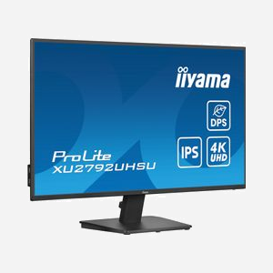 Iiyama ProLite XU2792UHSU-B6 Écran 27" 4K Ultra HD LED IPS 3840x2160 4ms 60Hz, Hub USB 3.2 Gen 1, HDMI 2.0, DisplayPort 1.2, VESA 100x100 Noir - Miniature 3