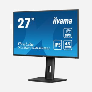 iiyama ProLite XUB2792UHSU-B6: Écran 27" 4K Ultra HD IPS LED, 3840x2160, 4ms, 350cd/m², USB 3.2 Gen 1, HDMI 2.0, DisplayPort 1.2, VESA - Miniature 5