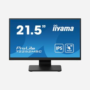 iiyama ProLite T2252MSC-B2AG : Écran LCD Tactile 21.5" Full HD (1920x1080) IPS, Temps de Réponse 5ms, Hub USB 2.0/3.2, VESA 100x100, Noir
