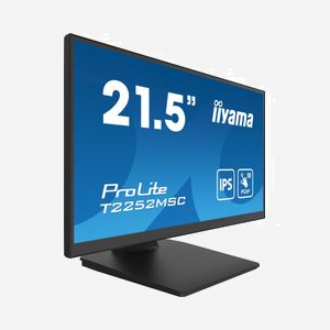 iiyama ProLite T2252MSC-B2AG : Écran LCD Tactile 21.5" Full HD (1920x1080) IPS, Temps de Réponse 5ms, Hub USB 2.0/3.2, VESA 100x100, Noir - Miniature 2