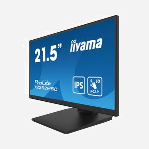 iiyama ProLite T2252MSC-B2AG : Écran LCD Tactile 21.5" Full HD (1920x1080) IPS, Temps de Réponse 5ms, Hub USB 2.0/3.2, VESA 100x100, Noir - Miniature 4
