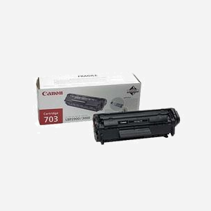 Canon Toner CRG-703 Noir - Pack de 3 Cartouches Toner Originales, 2000 pages par cartouche, Impression Laser